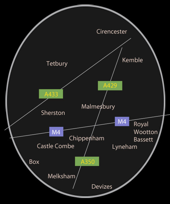 Area map Chimney Sweep Wiltshire